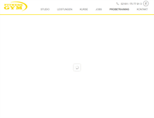 Tablet Screenshot of fitnessgym-grevenbroich.de